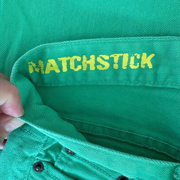 J.Crew Green Matchstick Jeans – Size 28 - Picture 7 of 8